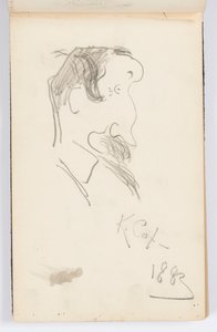 Pagina di schizzi: Caricature da Kenyon Cox