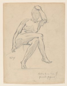 Studio di una figura femminile da Kenyon Cox