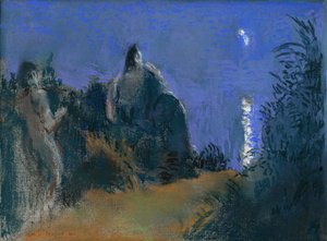 Chiaro di luna sul mare