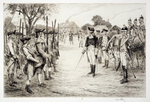 George Washington e le sue truppe da Kerr Eby