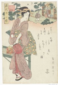 Yugao da Kikugawa Eizan