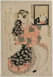 Occhi per guardare una cortigiana da Kikukawa Eizan
