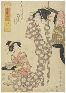 Ora del Serpente (10 am), 1812 da Kikukawa Eizan