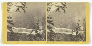 Profile House, Franconia Notch, 1855-75 da Kilburn Brothers, BW Kilburn