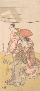 Il secondo Bando Mitsugoro nel ruolo di Soga no Juro Sukenari, ca. 1793-95 da Kinei