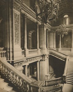Balaustre di marmo della scala nel Ministero degli Esteri, c. 1935 da King