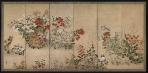 Fiori delle quattro stagioni, metà del 1600 da Kitagawa Sosetsu