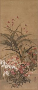 Fiori estivi, metà 1600 da Kitagawa Sosetsu