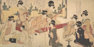 Una serata allegra da Kitagawa Utamaro