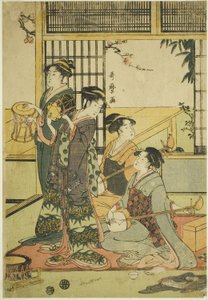 Tamburi e shamisen da Kitagawa Utamaro