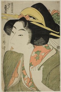 Geisha di Edo, dalla serie "Guida allo stile femminile contemporaneo (Tosei onna fuzoku tsu)".