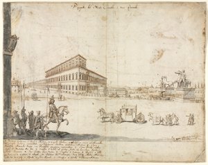 Diciotto vedute di Roma: Il Quirinale da Kitagawa Utamaro