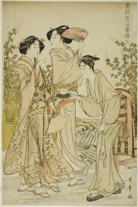 Piaceri eleganti: Il profumo dei fiori, sinistra (Furyu hana no ka asobi, ge)