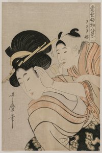 Appassionato di rumore dalla serie Otto vedute delle cose preferite del mondo di oggi, fine 1790 da Kitagawa Utamaro
