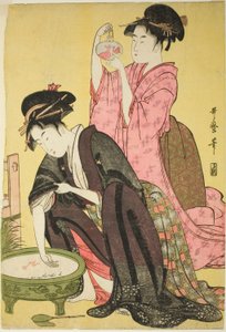 Pesci rossi da Kitagawa Utamaro