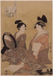 Hanamurasaki del Tamaya, 1793 da Kitagawa Utamaro