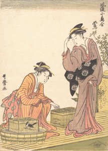 Usignolo Giapponese, 1754-1806 da Kitagawa Utamaro