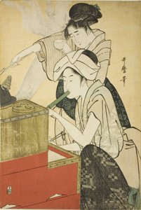 Scena di Cucina da Kitagawa Utamaro