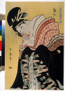 La bella Takigawa della casa da tè Ogi da Kitagawa Utamaro
