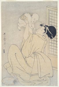 Madre e figlio da Kitagawa Utamaro