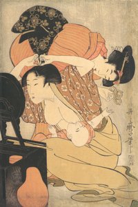 Madre e Bambino, ca. 1793 da Kitagawa Utamaro
