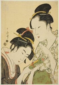 Okita e Ofuji da Kitagawa Utamaro