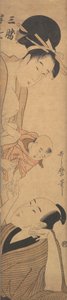 Sankatsu e Hanshichi da Kitagawa Utamaro