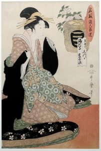 Il sake dello Yomeishu di Mangaji. Ritratto di una donna