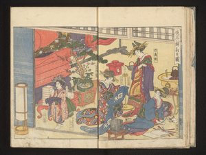 Preparativi per le festività da Kitagawa Utamaro