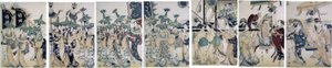 Impromptu di Yoshiwara da Kitagawa Utamaro