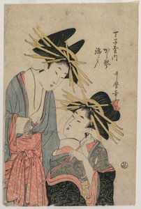 Le cortigiane Karagoto e Nishikido di Chojiya
