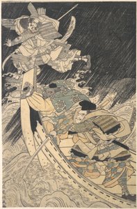 Minamoto Yoshitsune e il Suo Fedele, il Monaco Benkei da Kitao Masayoshi