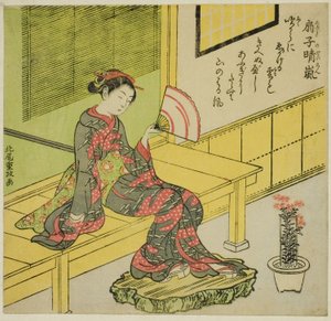 Brezza rinfrescante da un ventaglio da Kitao Shigemasa