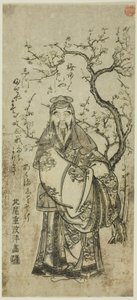 Sugawara Michizane attraversa la Cina (Toto Tenjin) da Kitao Shigemasa