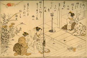 Il Kinuta, 1775, 1924 da Kitao Shigemasa