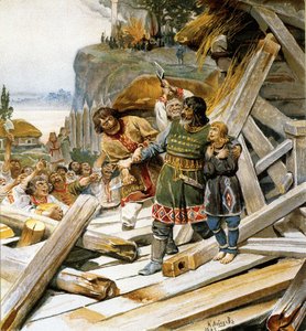 San Teodoro il Varego da Klavdiy Vasilievich Lebedev