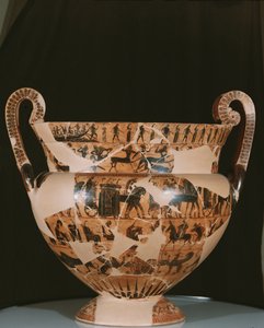 Il Vaso François, realizzato da Ergotimos c.570 a.C. da Kleitias Kleitias