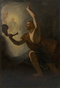 Heimdall chiama gli dei alla battaglia da Knud Baade