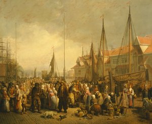 Mercato del pesce a Bergen
