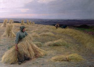 I mietitori, Svinklov-Viildemosen, Jutland da Knud Larsen