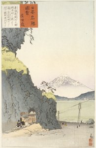 Passo di Satta sul Tōkaidō da Kobayashi Kiyochika