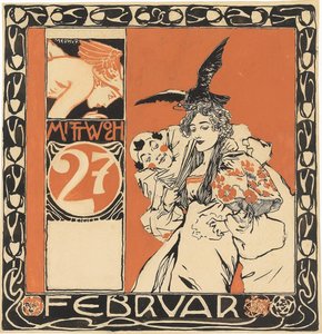 Foglio di calendario: Mercoledì 27 febbraio da Koloman Moser