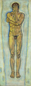 Nudo maschile giallo e blu, c. 1913