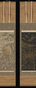 Attirare la dea del sole Amaterasu fuori da una caverna, Morte del Buddha storico da Kono Bairei