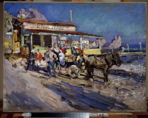 Gurzuf (Crimea) da Konstantin Alekseevich Korovin