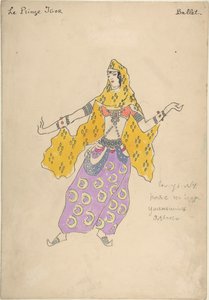 Ragazza polovtsiana. Costume per l