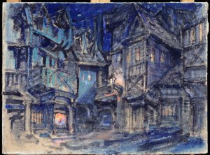 Scenografia per il balletto Esmeralda di Anton Simon