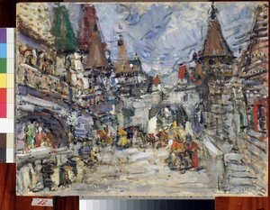 Bozzetto per La leggenda della città invisibile di Kitege e della fanciulla Fevronia di Nikolai Rimsky-Korsakov