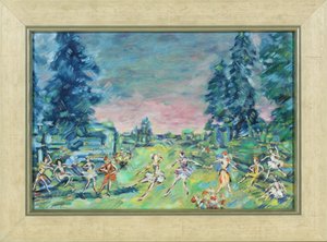 Scenografia per il balletto Corsaro di A. Adam da Konstantin Alekseevich Korovin