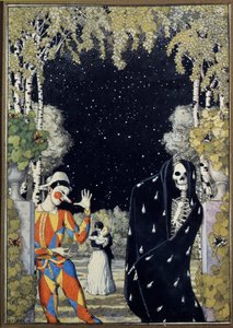 Arlecchino e la morte da Konstantin Andreevic Somov
